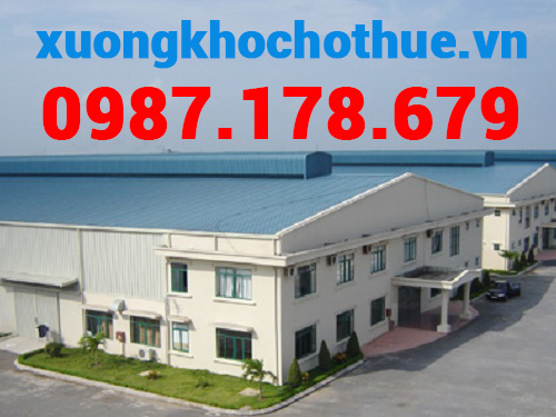 Cho thuê xưởng mới KCN Đức Hòa Long An DTKV 7.400m2